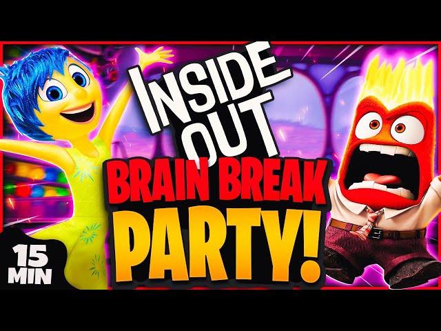 Inside Out Brain Break Party | Freeze Dance | Brain Breaks for Kids | Just Dance | Danny Go