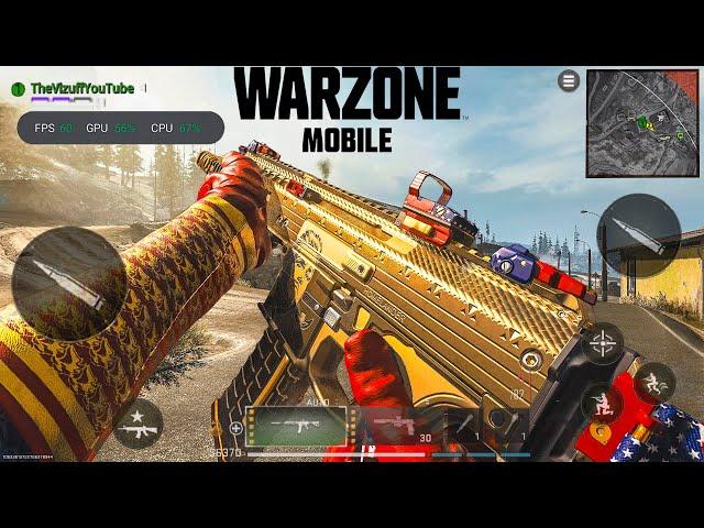 WARZONE MOBILE 60 FPS EUROPE GAMEPLAY