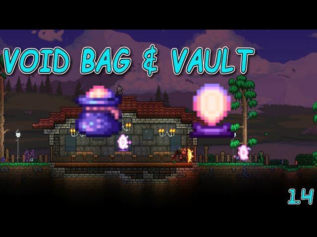 VOID BAG & VAULT! (New Storage Item) -Terraria 1.4 Tutorial