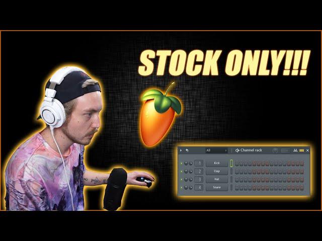 Making Dubstep ENTIRELY Out Of Stock FL Studio Drums