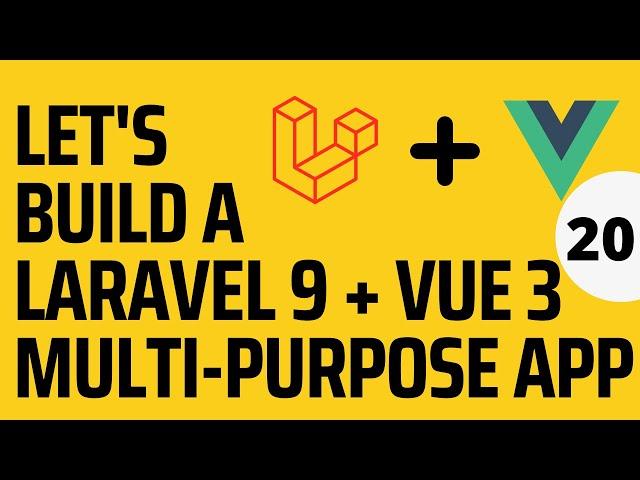 How to add bulk delete feature using Vue 3 and Laravel | Part 20