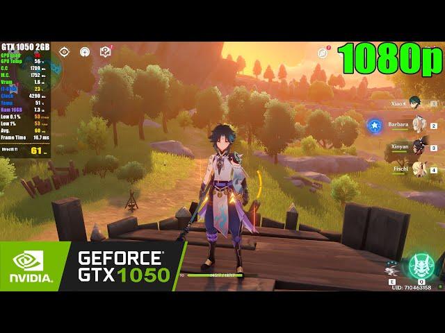 GTX 1050 2GB | Genshin Impact - 1080p