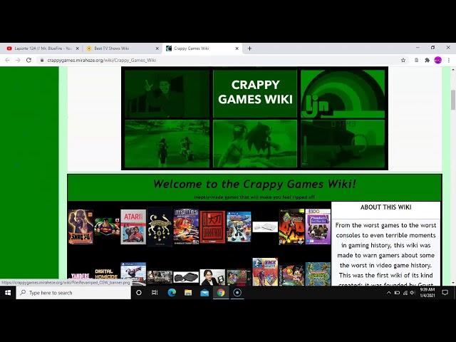 Best TV Shows Wiki And Crappy Games Wiki Main Pages Are Improved