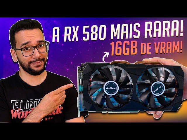 RARIDADE! RX 580 16GB.... Nem sei o que comentar