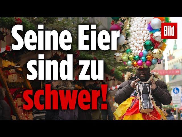 Weihnachtsmarkt-Verbot für Straßenkünstler Gregory da Silva