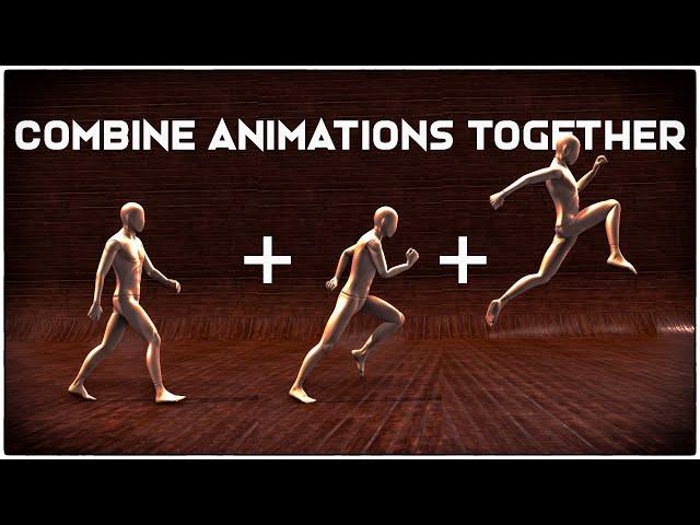 Combine multiple Animations from Mixamo with NLA Editor | Blender  tutorial