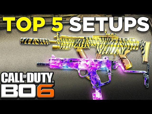 TOP 5 *META* SMG LOADOUTS in BLACK OPS 6!  (BO6 Best Class Setups After Season 1 Update) Warzone