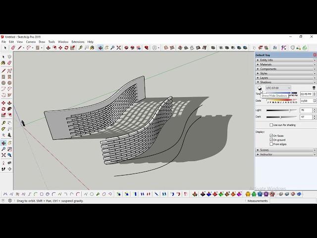 Parametric Brick Wall by SketchUp and Free plugins