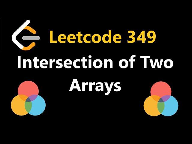 Intersection of Two Arrays - Leetcode 349 - Python