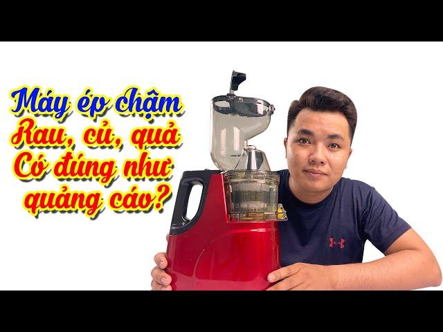 Review thực tế "Máy ép chậm rau củ quả" có thực sự như quảng cáo? | Kien review