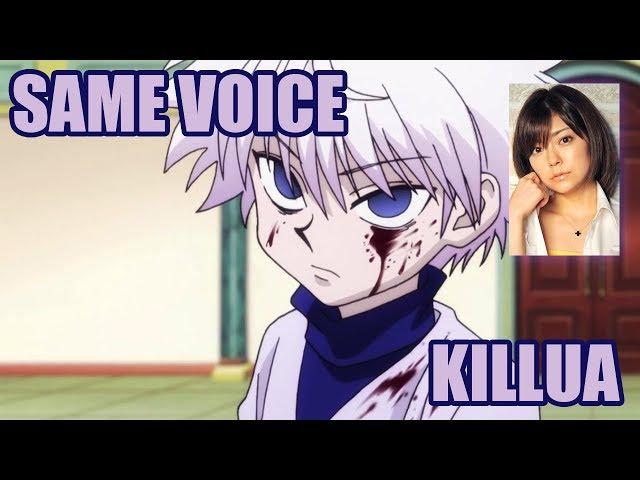 Same Anime Characters Voice Actress with HunterxHunter's Killua Zoldyck