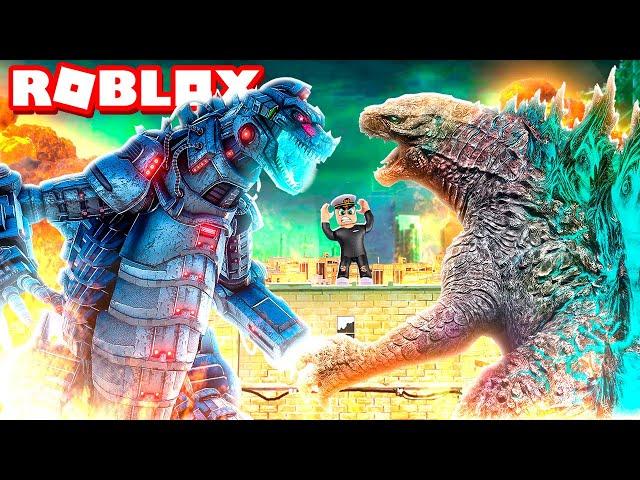 RPO MECHAGODZILLA vs GODZILLA 2021 in ROBLOX