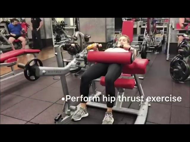 How to Use the Hip Thrust Machine