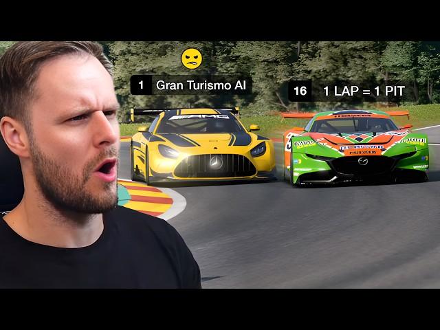 Can I Beat GT7's AI Whilst Pitting EVERY LAP?