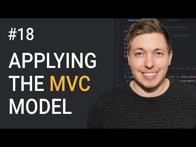 18: Apply The MVC Model Using OOP PHP | MVC Model Tutorial | Object Oriented PHP Tutorial