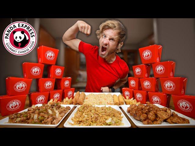 Eating EVERY Item On The Panda Express Menu!