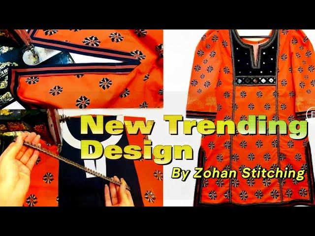 New Winter dress design 2024 | Latest neck design cutting and stitching | Zohan Collection Dress 87