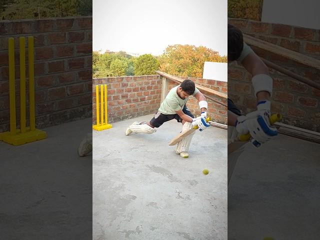 Simple way to home cricket practice! #cricketshorts #cricketpractice