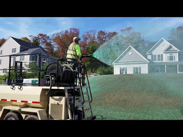 Hydroseeding in Rhode Island with Finn T120 Stainless Tier 4