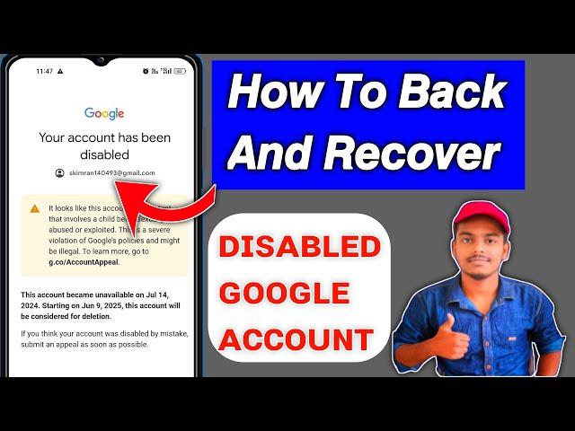 Google account has been disabled |gmail disabled how to enable | disable account ko recover kase kre