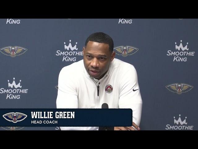 Willie Green Postgame Interview | Pelicans vs. Thunder 12/7/24