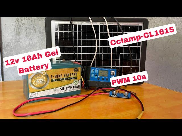 12v Gel Type Solar Battery Actual Capacity Test after 1 year