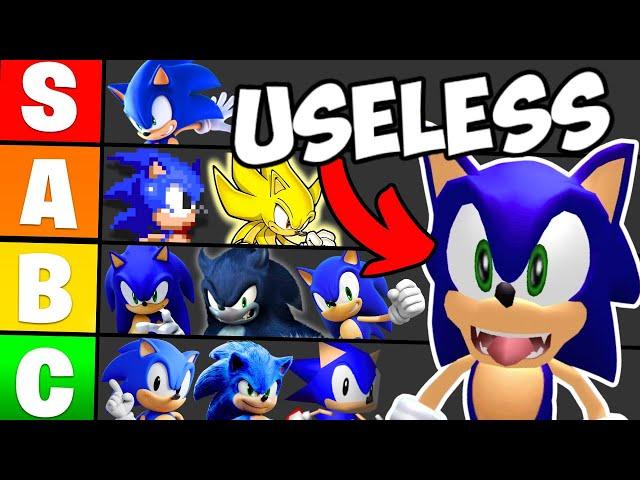 Ranking How USELESS Sonic is in Every Sonic Game