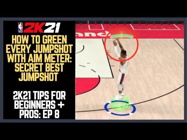 NBA 2K21 How to Shoot : How to Green + Make Every Shot 2K21 Shot Meter Tutorial ! Best Jumpshots #7