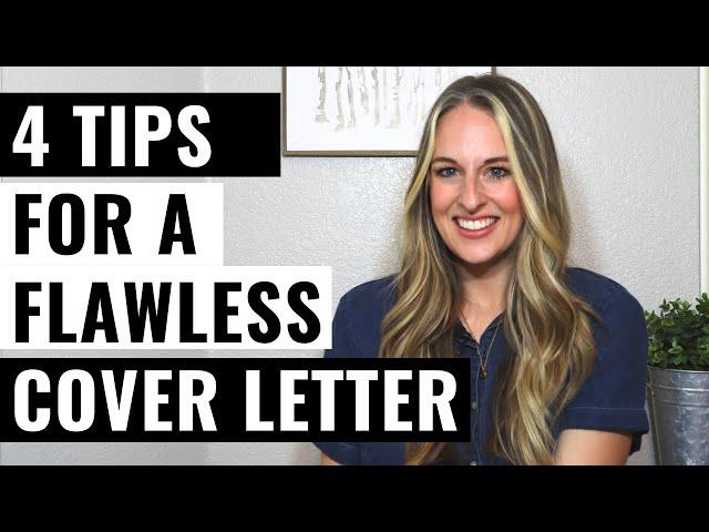 How To Write A Cover Letter /Tips To A Writing A Great Cover Letter /Must-Haves In Your Cover Letter