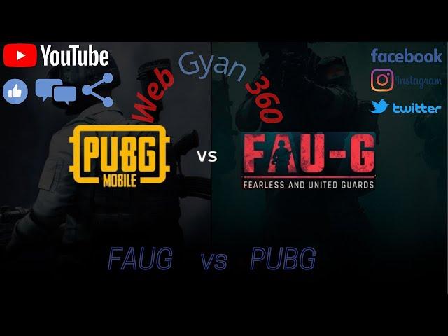 FAUG vs PUBG Comparison I FAUG Gameplay | faug vs pubg graphics | Faug vs Pubg Gameplay