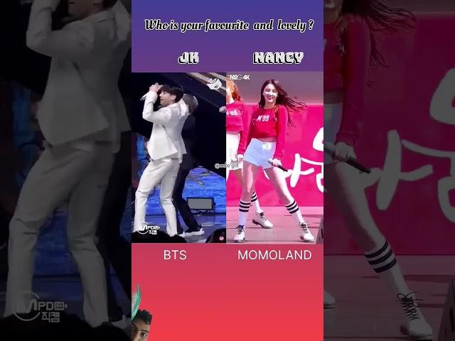 Jk bts vs Nancy momoland queen #bts #kpop #dance #blackpink #btsarmy