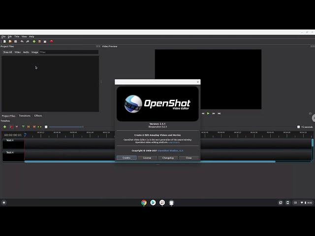 How to install the Openshot Video Editor on a Chromebook