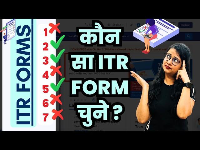 Which ITR form? Which ITR to file | How to Choose ITR form