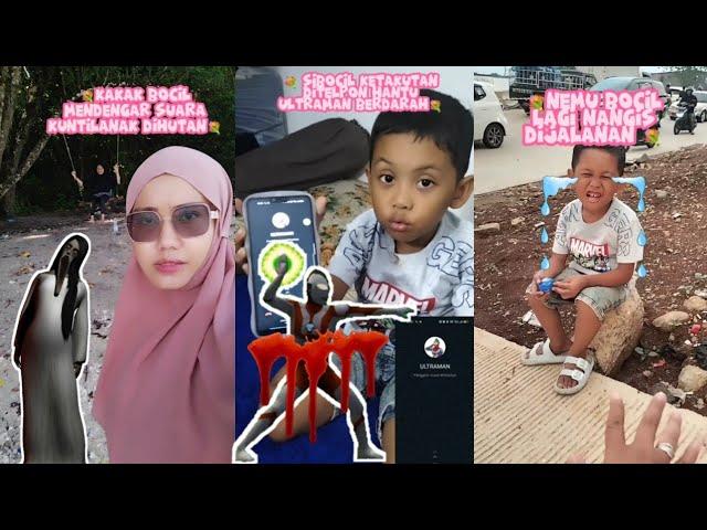 Kakak bocil mendengar suara kuntilanak di Hutan full video mama agrataNangis kejer, eskrim, farel 