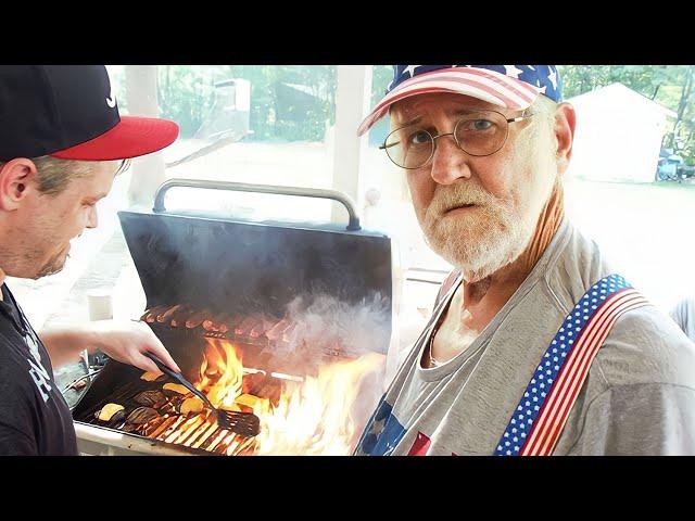 ANGRY GRANDPA'S BBQ COOKOUT!!