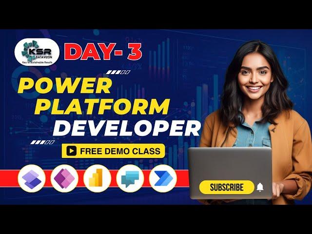 Microsoft Power Platform Tutorial - Day 3 | Overview Power Apps Free Demo