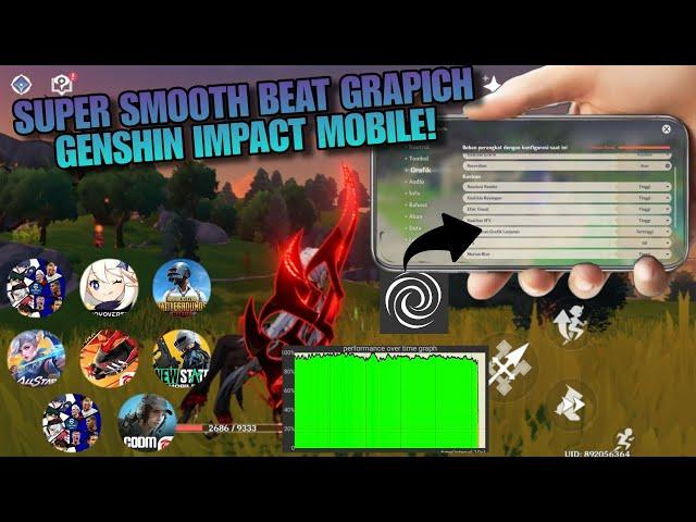 CONFIG GENSHIN IMPACT PALING SMOOTH! HOW TO FIX LAG GENSHIN IMPACT MOBILE LOCKED 60FPS