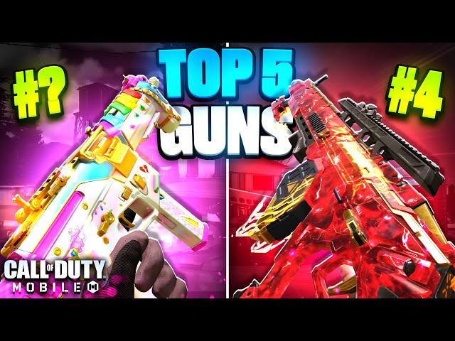 TOP 5 **BEST** GUNS in Season 9 of Call of Duty Mobile