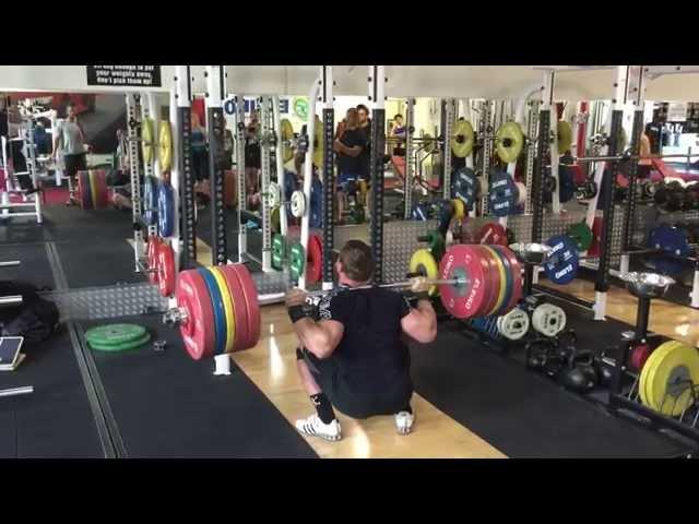 Dmitry Klokov 250kg paused squat - Training For Strength Sports Perth