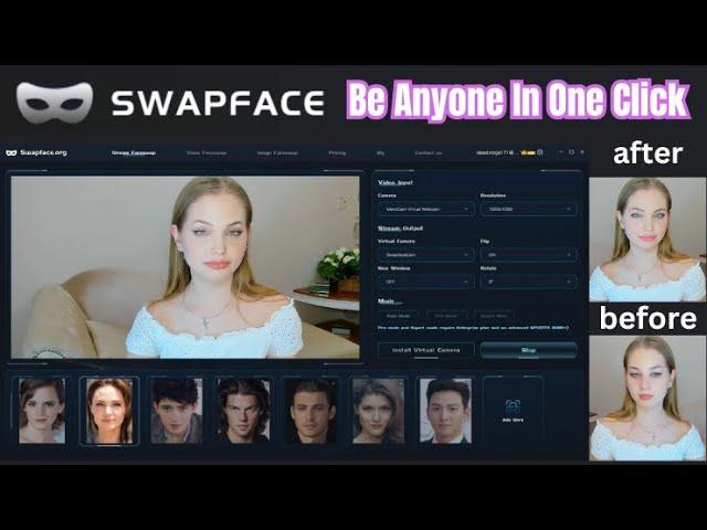 "Be Anyone: New FaceSwap for Photos, Videos & Video Calls! "
