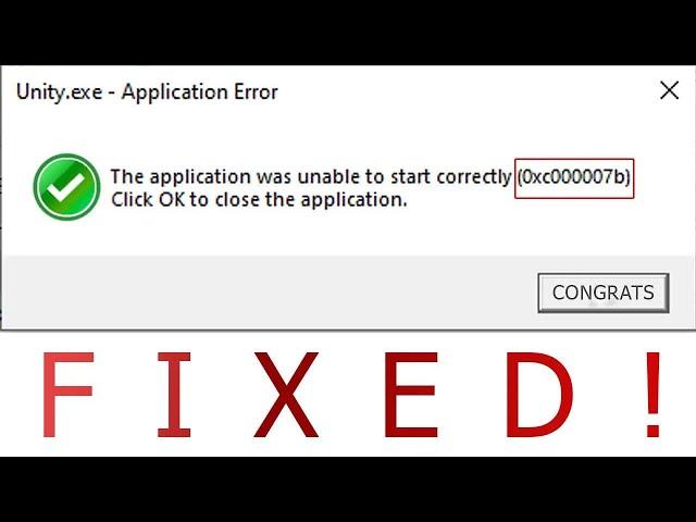  Application Error - Error 0Xc000007B 0Xc00007B Drivers