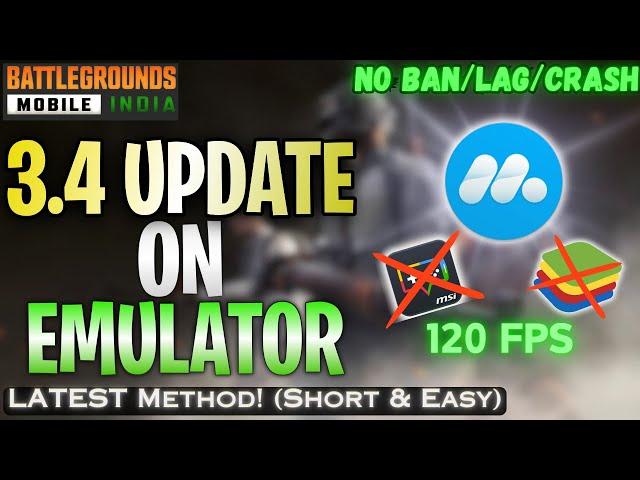 How To Play BGMI 3.2 Update On Emulator Without Ban | Gameplay PROOF