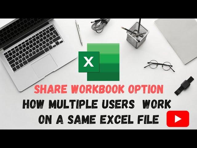 One excel file,multiple users can edit at the same time || #excel #exceltricks #shareworkbook