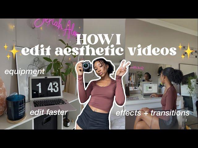 How I edit my youtube videos aesthetic | equipment, final cut pro tutorial (editing tips & tricks)