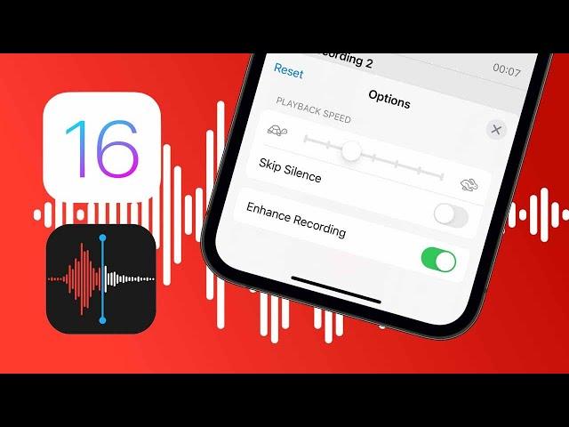 How to Remove Background Noise from Voice Memos Recordings on iPhone & iPad | iOS 16