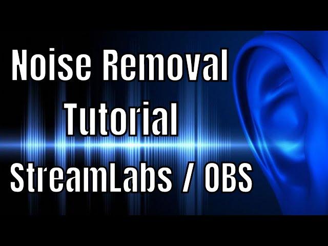 Remove Fan Noise From Microphone, OBS, (Without Audacity) 2018