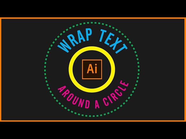 How to Wrap Text Around a Circle | Adobe Illustrator Tutorial