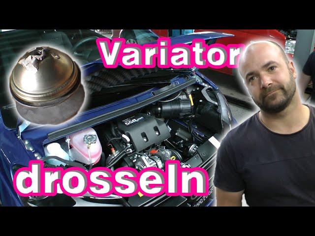 Tutorial: Variator ausbauen und drosseln