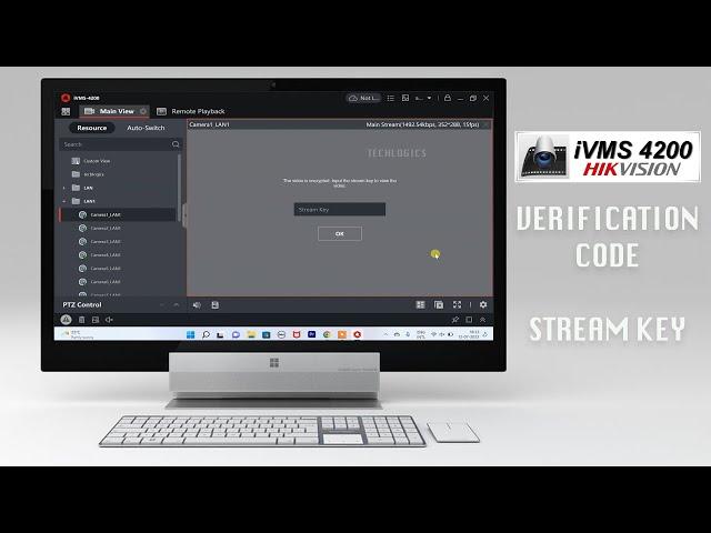 Hikvision Ivms 4200 verification code, video is encrypted, input the stream key error fix
