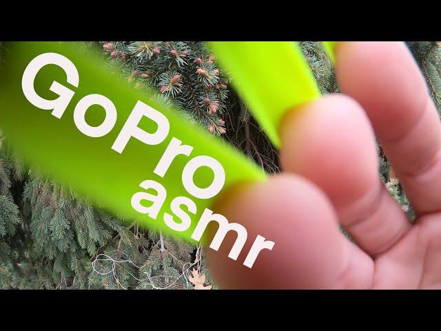 GoPro ASMR Outside -  Tapping, Scratching & more!